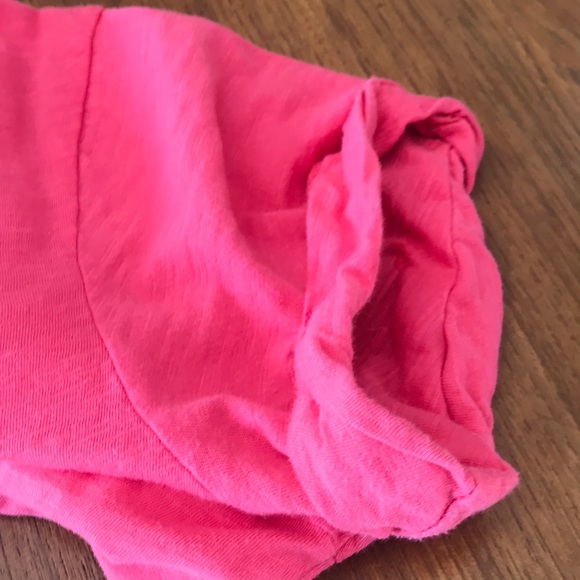 Anthropologie T.la coral colored short sleeve top - Picture 7 of 7